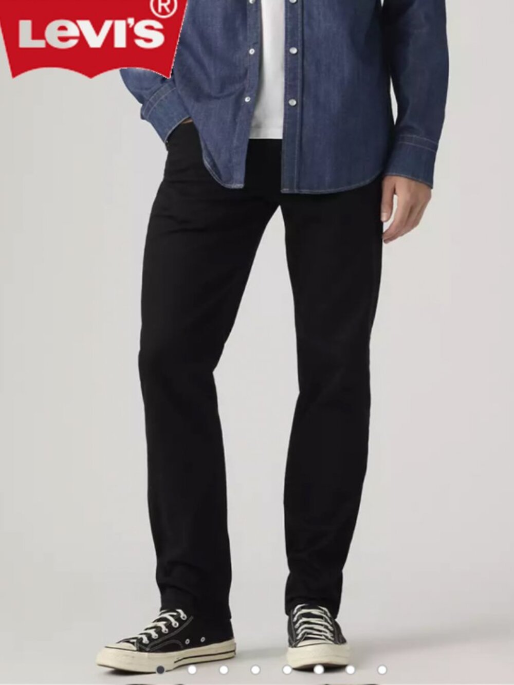 Levi's® Premium 502™ TAPER MEN Black Jeans